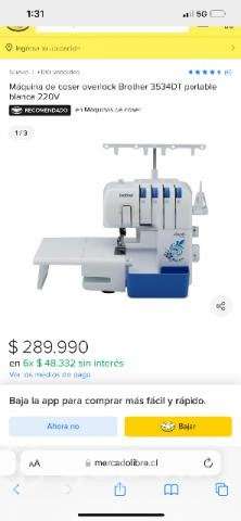 Máquina de coser overlock - Imagen 3