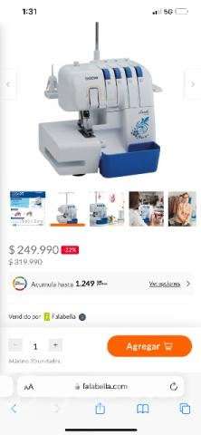 Máquina de coser overlock - Imagen 2