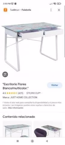Escritorio flores