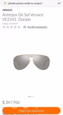 Lentes Versace originales - Imagen 3