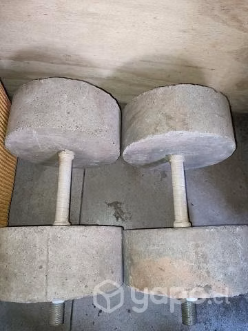 Discos y pesas de concreto
