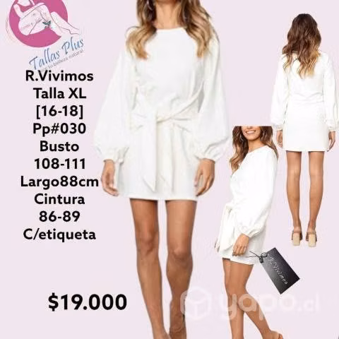 Vestido Lanilla blanco R.Vivimos