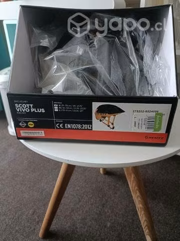 Scott Casco Mtb Helmet Vivo Plus Gris Naranjo TS