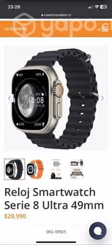 Relojes inteligentes Smartwatch Serie 8 Ultra