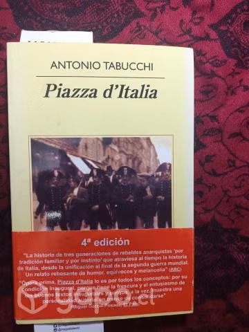 Piazza d'Italia de Antonio Tabucchi, Anagrama