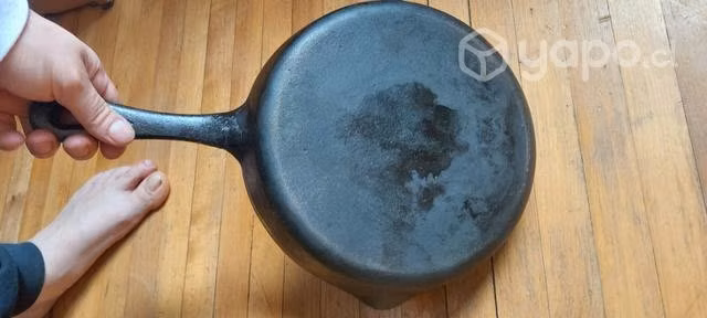 Sarten hierro fundido tipo grill 23 cm