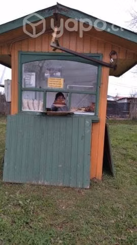 Kiosko de madera