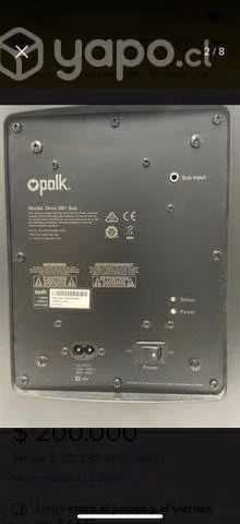 Polk Audio Barra sonido y Subwoofer activo