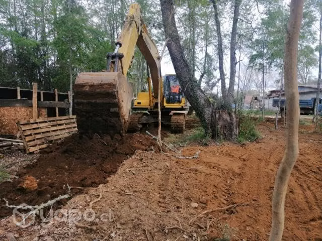 Arriendo excavadora y retro excavadora