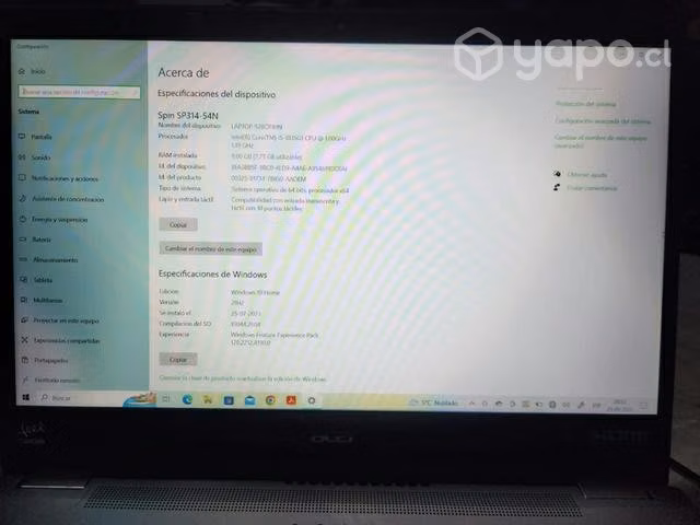 Notebook acer