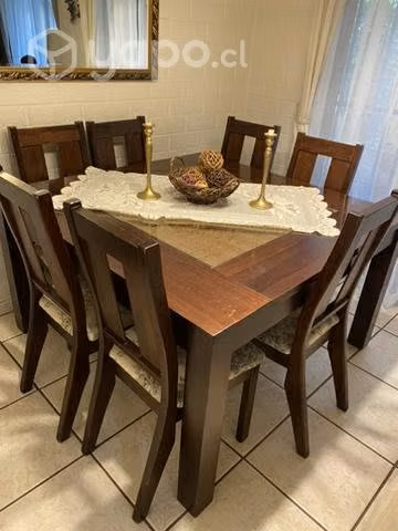 Comedor Magasa cuadrado 7 sillas