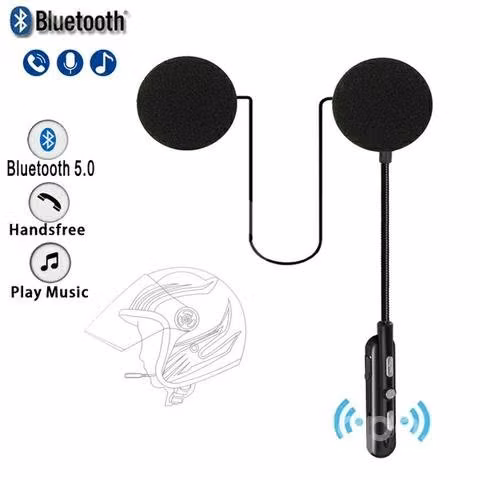 Auriculares para casco moto con micrófono