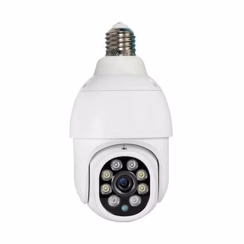Cámara IP Tipo Ampolleta WIFI Seguimiento 360°