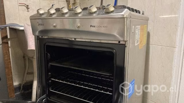 Cocina gas 4 quemadores midea
