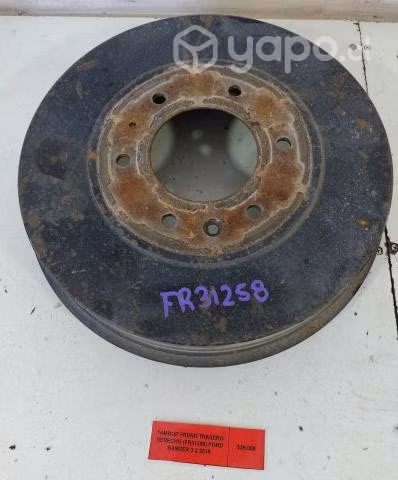 Tambor Freno Trasero Derecho (FR31258) Ranger 2018