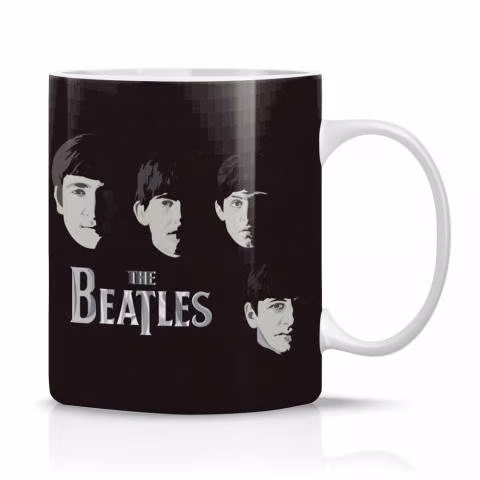 Taza/Tazon/Mug The Beatles Rostros De Cada Uno 107