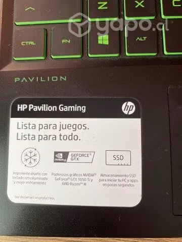 Notebook HP PAVILION GAMING 1 año de uso - Imagen 4