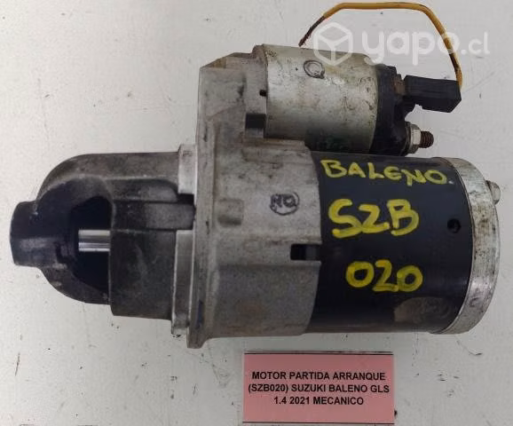 Motor Partida Arranque (SZB020) Suzuki Baleno GLS