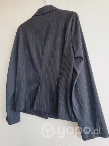Blazer Nuevo negro líneas. Lana. De Alemania. 38 - Imagen 5