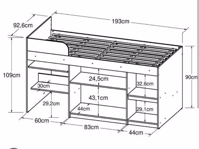 Cama europea multifuncional - Imagen 2