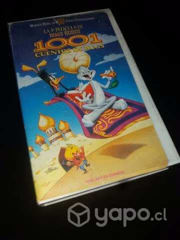 Película Bugs Bunny 1001 cuentos de Bugs vhs