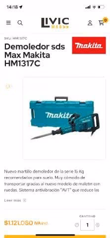 Demoledor Makita