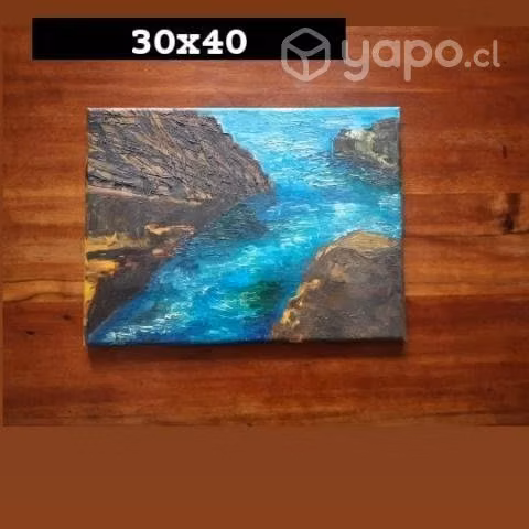 Pintura óleo en bastidor