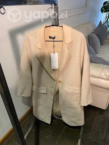 Abrigo Paño Beige - Imagen 3