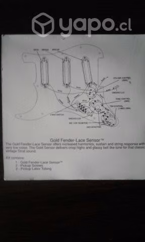 Fender Lace Sensor GOLD pickups
