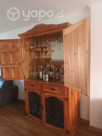 Bar rústico Madera pino oregón usado