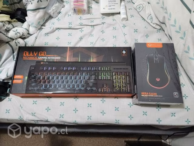Packard teclado mecánico gamer y mouse gamer meeti