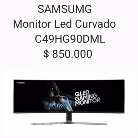 Monitor Samsung curvo 49"