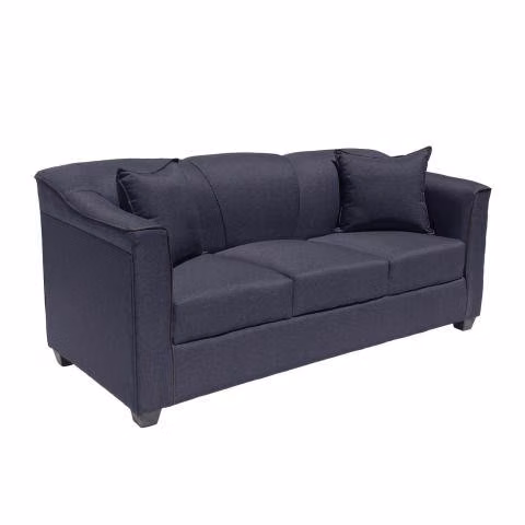 Juego de Living 311 Crysler Sofá + Sitiales Azul M