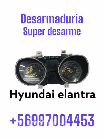 Sinoptico hundai elantra desarmaduria