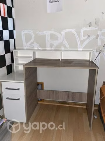 Escritorio Blanco Roble