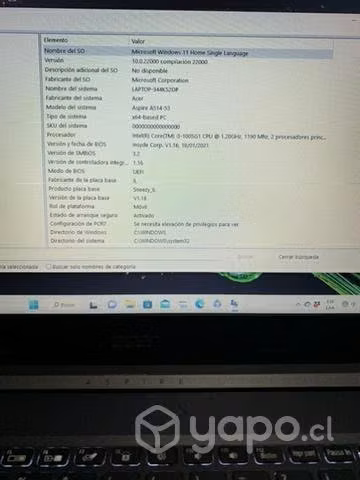 Notebook acer aspire 5 i3 12g ram - Imagen 5