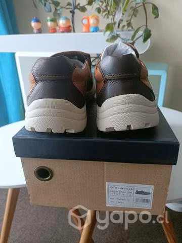 Zapatos Casual Cafe Cuero University Club N° 39