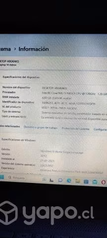 Notebook HP I3 poco uso