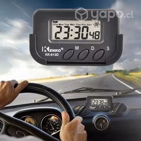 Reloj Digital Auto Moto Camion Medidor Horario