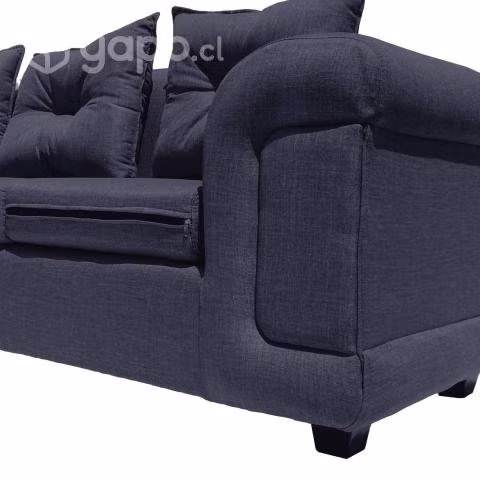 Sofá Seccional Santorini Azul Marengo Nuevo Fabric