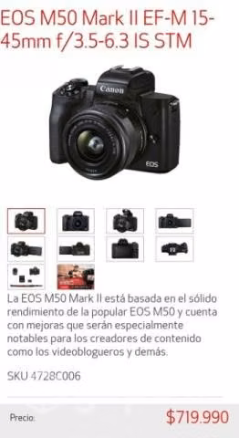 Cámara Canon
