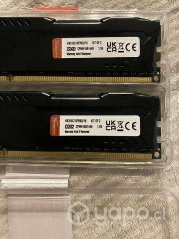 Memoria ram fury hyperX 2/8 gb (pack 16 gb) 1600 - Imagen 2