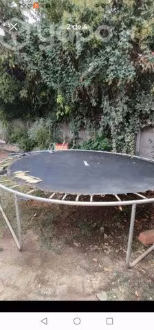 Teléfono, Led y cama elastica