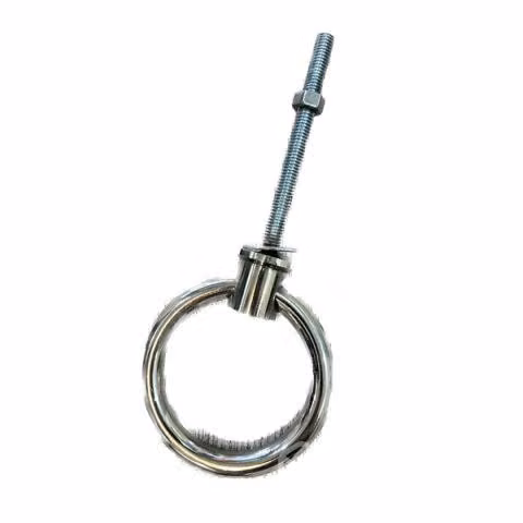 Manilla estándar acero inoxidable D. 9,5 cm unidad