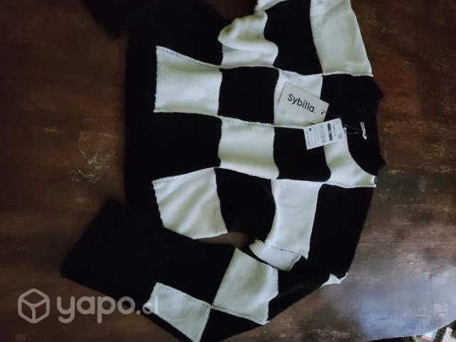 Sweater Sybilla XL, crop top - Imagen 3