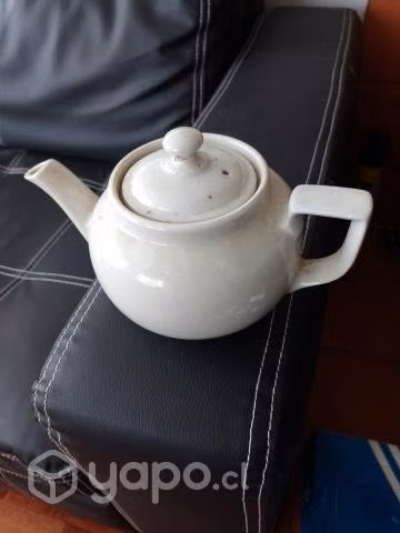Juego para te de ceramica antiguo - Imagen 2