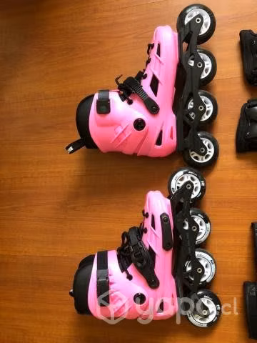 Patines freeskate hd skull fucsia - Imagen 4