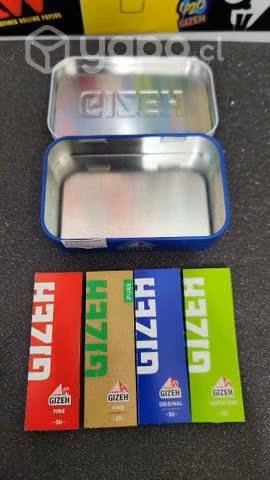 Caja metalica Gizeh + 4 papeles 1" - Imagen 3