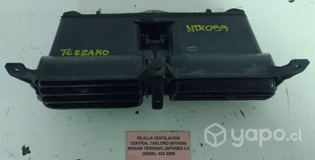 Rejilla Ventilacion Central Tablero (NTX059) Niss