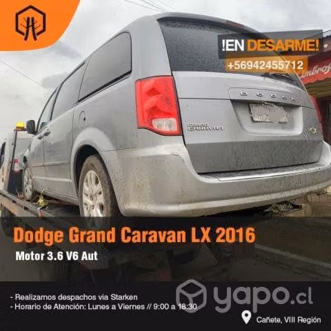Tapiz techo dodge grand caravan lx 2016